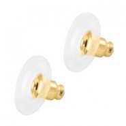 DQ Metal earring backs Gold